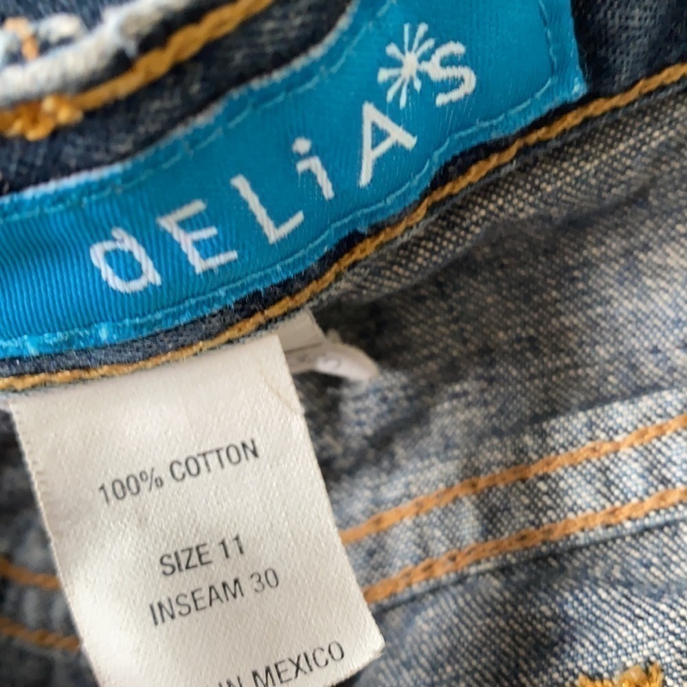 Delias signature Jean in motorcross wash size juniors 11 - Picture 5 of 10